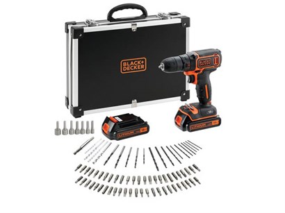 Black & Decker boremaskine med masser af tilbehør - Vejledende udsalgspris 1299,-